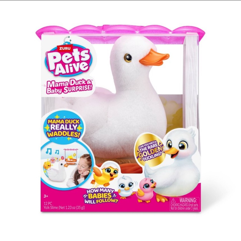 Pets Alive Mama Duck & Baby Surprise - White